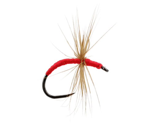 Indicator Kebari Tenkara Fly, size 12 | Hi-Vis Orange | Qty. 6 | Wild Water Fly Fishing