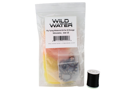 Orange Stimulator Fly Tying Material Kit, size 12 | Wild Water Fly Fishing