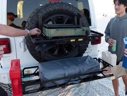 Jeep JK (2007-2018) Swing-Away Cargo Basket & Bike Rack | rucRak Grunt