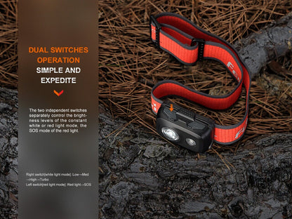 Fenix HL16 Lightweight Outdoor Hiking LED Headlamp