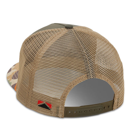 Wood Duck Hat Rope Cap 5-Panel Ridgeline Mesh Back