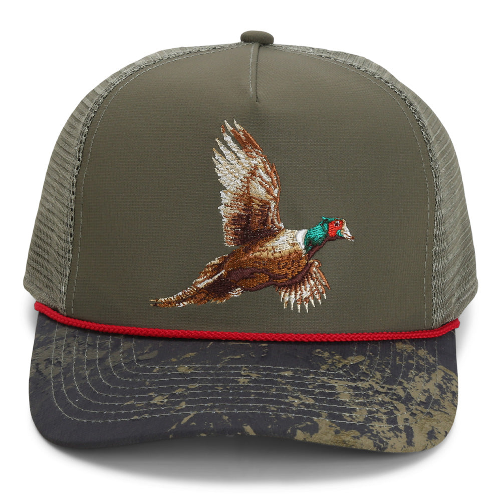 Pheasant Upland 5-Panel Trucker Rope Cap