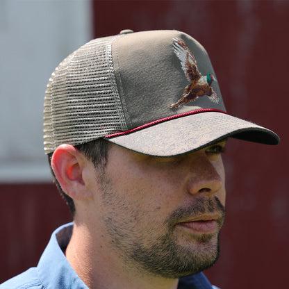 Pheasant Upland 5-Panel Trucker Rope Cap