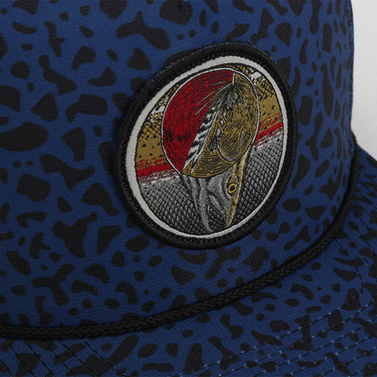 Dead Drift Fly Fishing Patch Trucker Hat Rope Cap