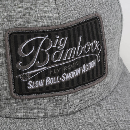 Big Bamboo Fly Rod Heathered 6-Panel Fly Fishing Patch Cap