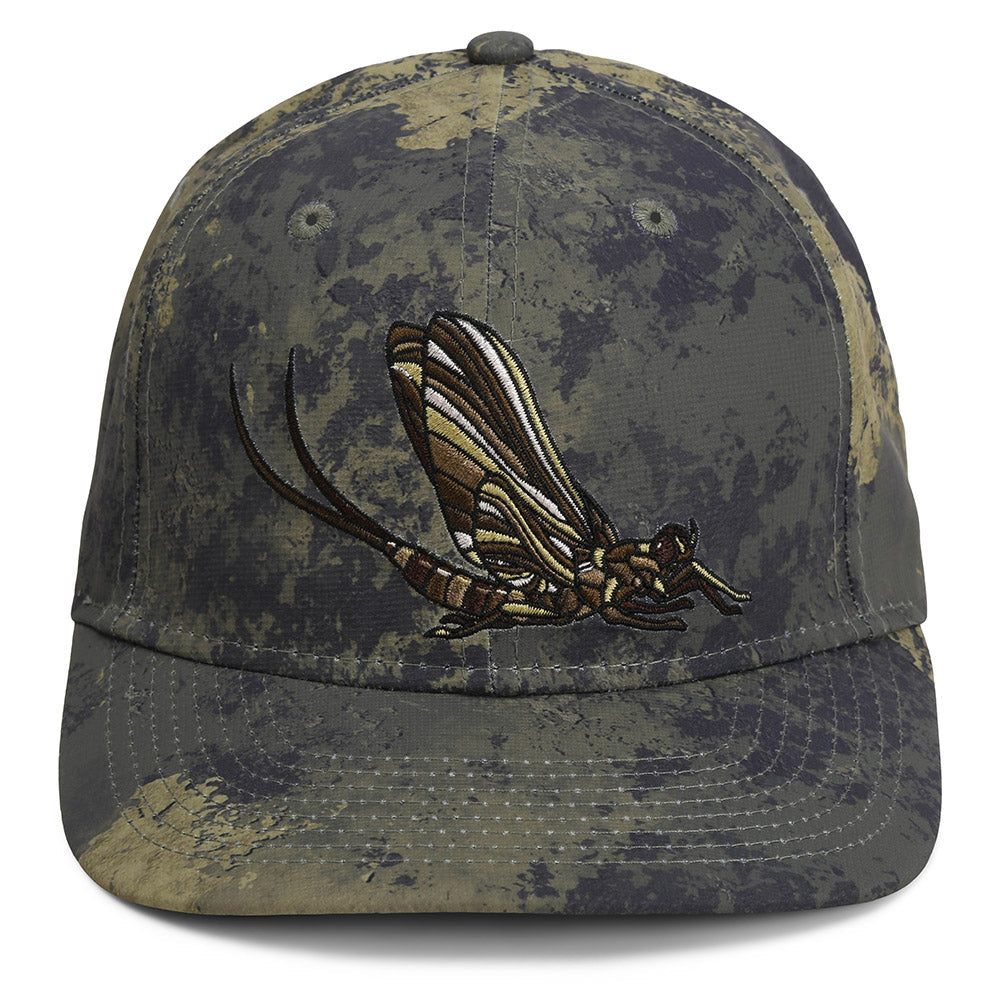 Mayfly Match the Hatch Fly Fishing 6-Panel Cap