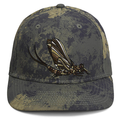 Mayfly Match the Hatch Fly Fishing 6-Panel Cap