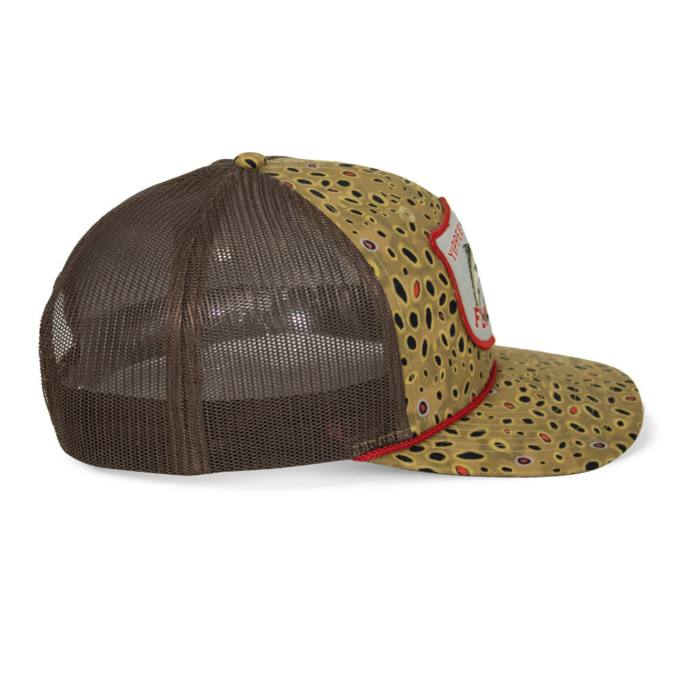 YIPPY KI YAY Fish Rodeo 6-Panel Meshback Rope Cap