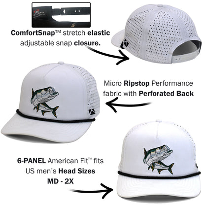 TARPOON 5-Panel Perforated Performance Rope Cap