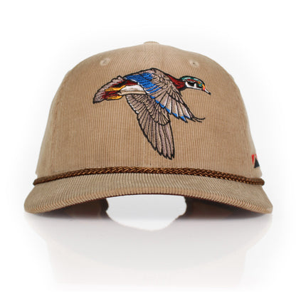 Corduroy Wood Duck 6-Panel Performance Cap