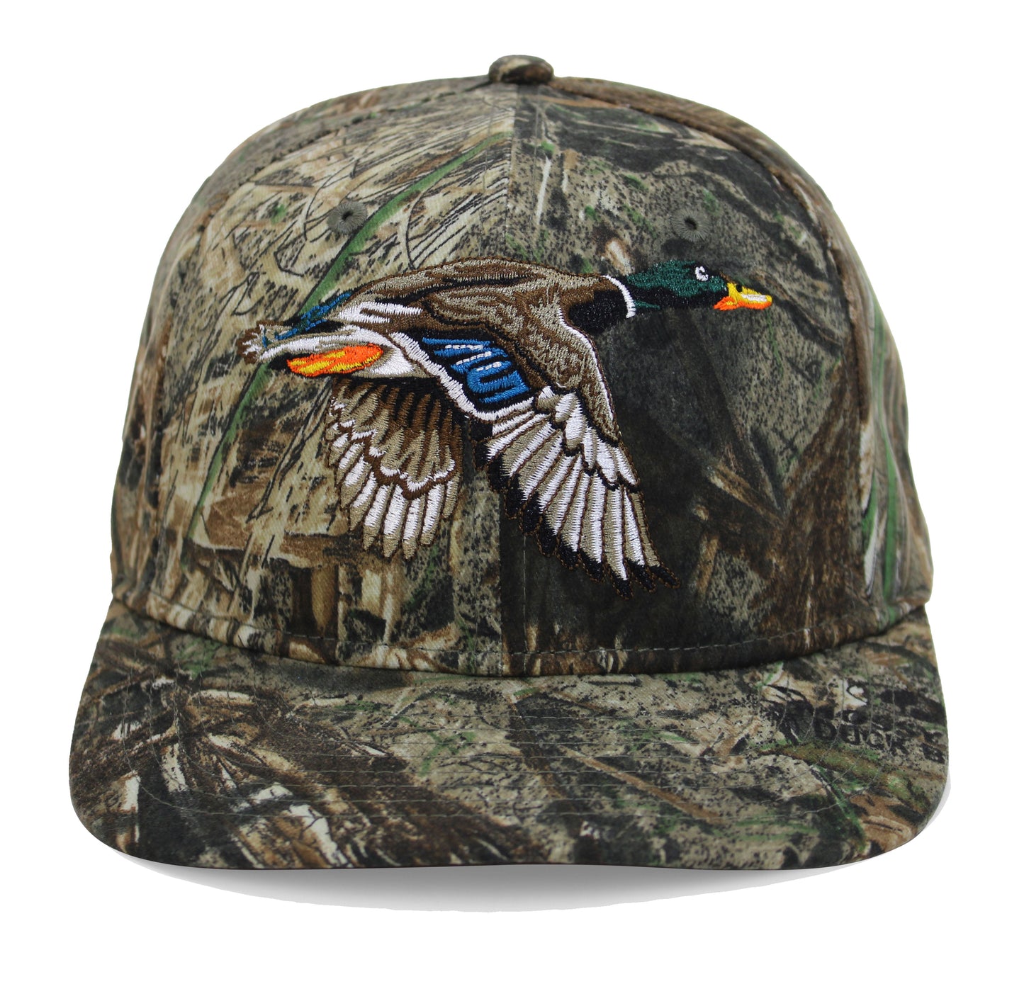 Flying Mallard 6-Panel on Mossy Oak Duck Blind