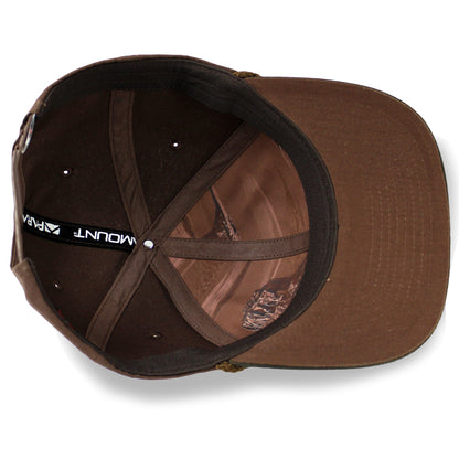 Longhorn 6-Panel Hat with Wax Cloth Visor