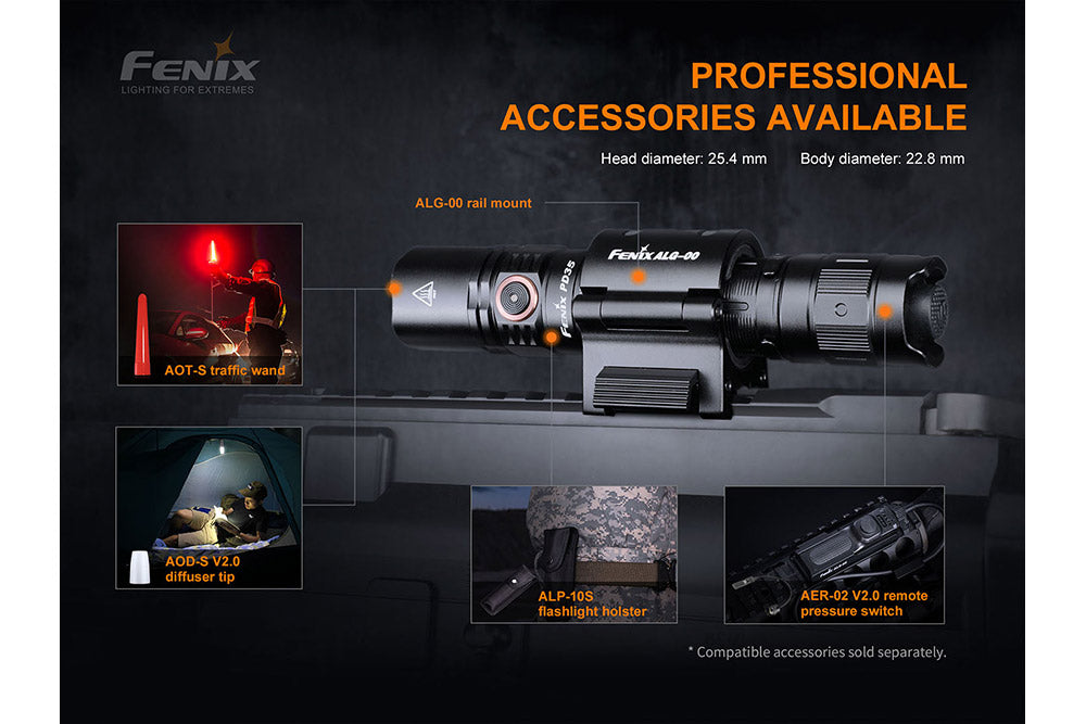 Fenix PD35 V3.0 Everyday Carry Flashlight - 1700 Lumens