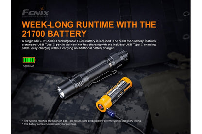 Fenix PD36 TAC Tactical Flashlight - 3000 Lumens