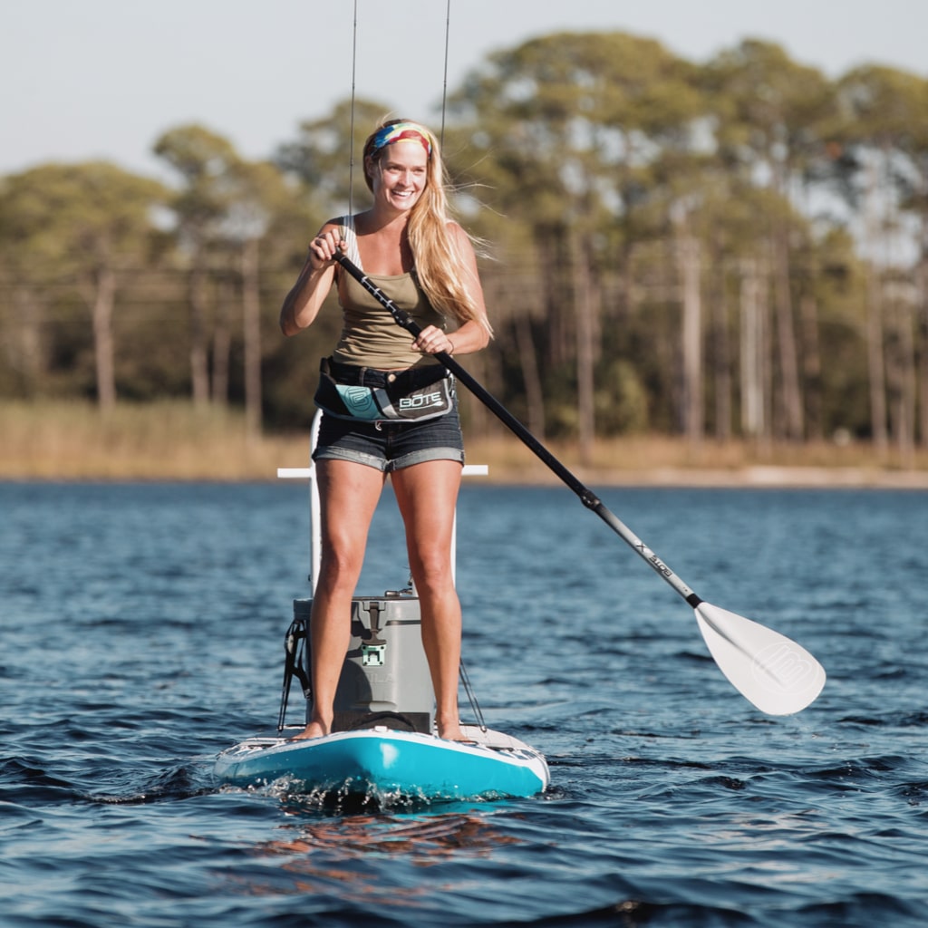 BOTE 3-Piece Adjustable SUP Paddle - Grey