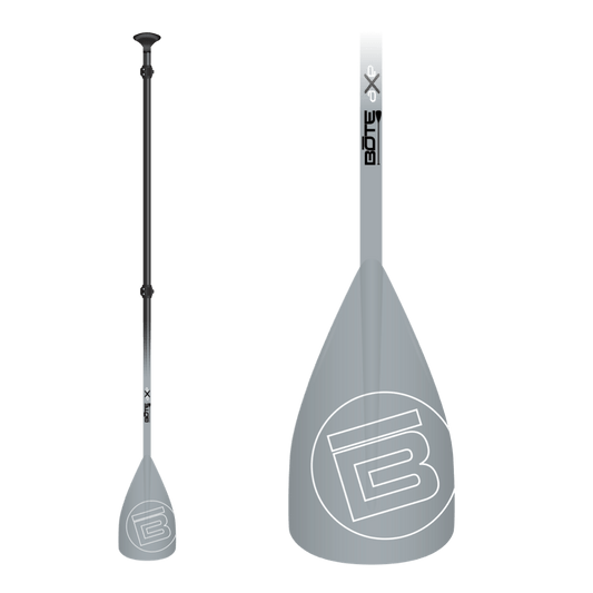 BOTE 3-Piece Adjustable SUP Paddle - Grey