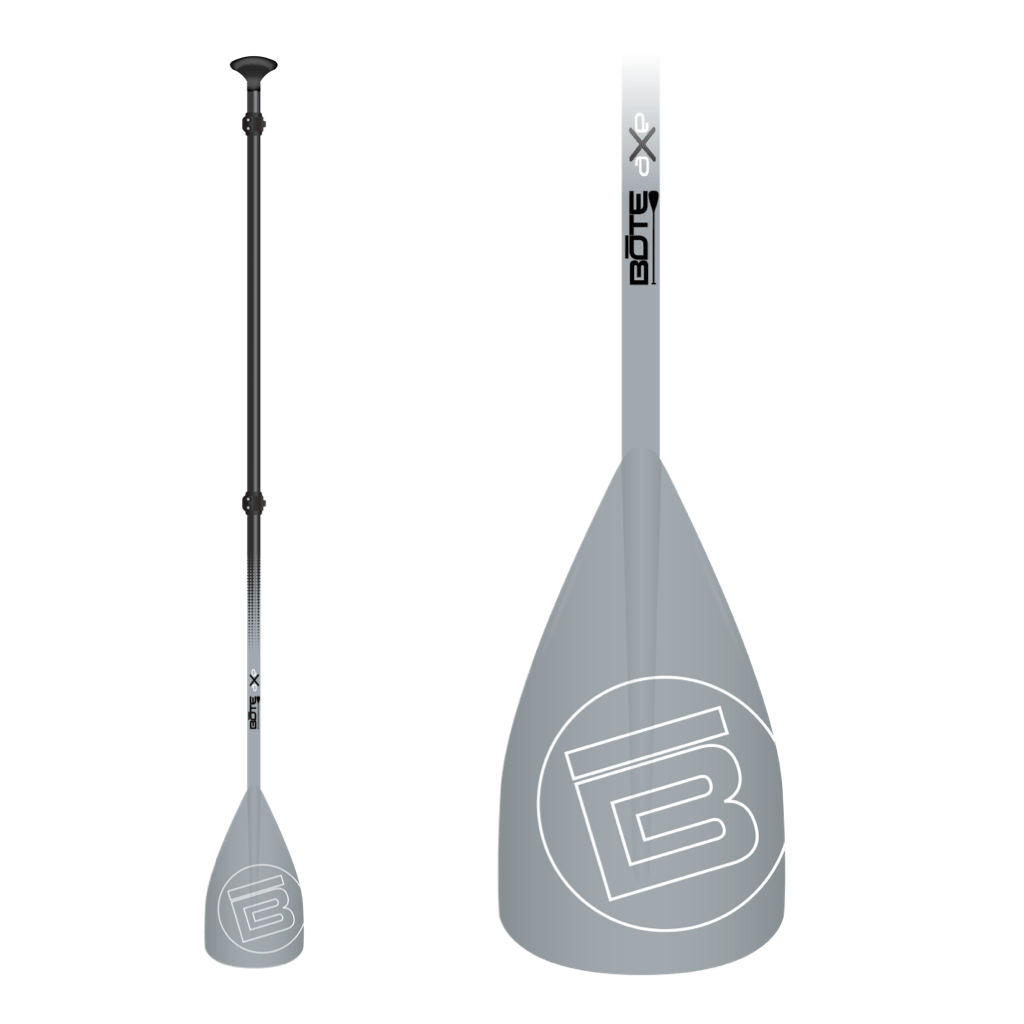 BOTE 3-Piece Adjustable SUP Paddle - Grey