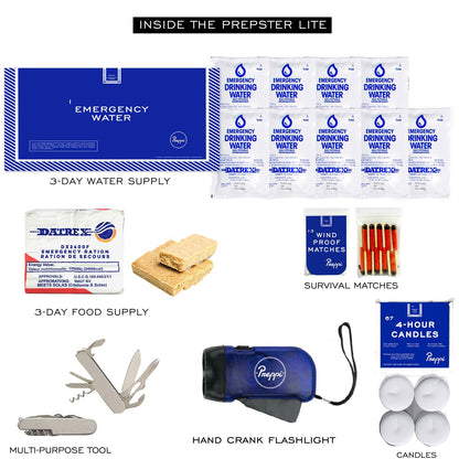 Preppi | The Prepster Lite | 3-Day Emergency Kit