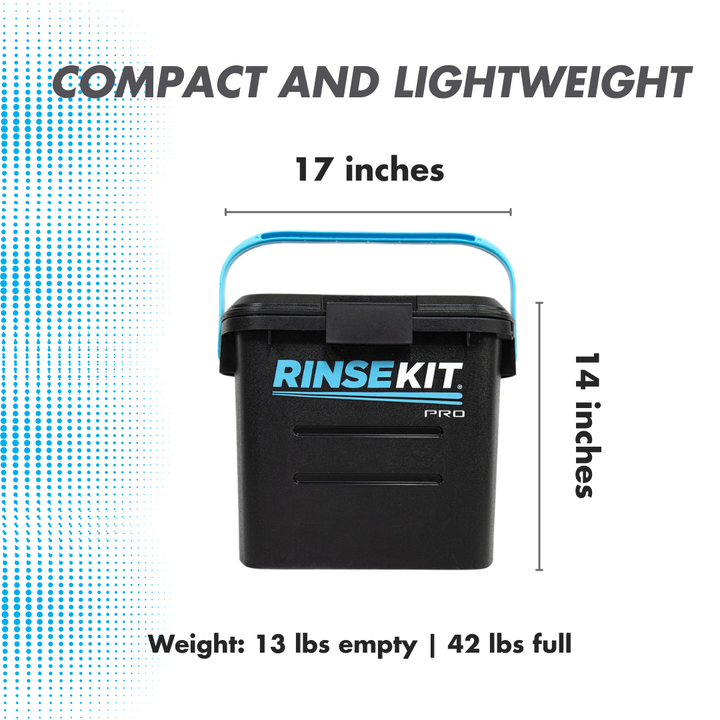 RinseKit Pro 3.5 Gallon Portable Shower