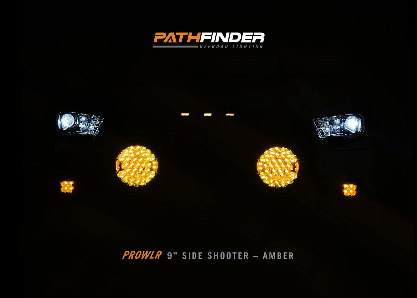 PROWLR 9" LED Driving Light [TRUE AMBER]