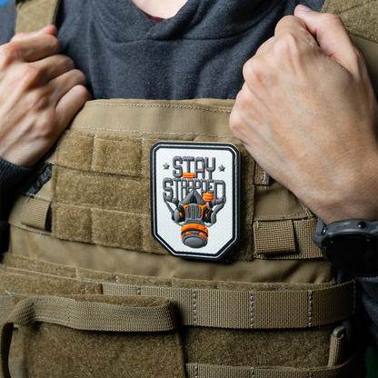 "Stay Strapped" PVC Morale Patch