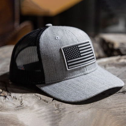 Riverside Reflective American Flag Cap Mesh Back