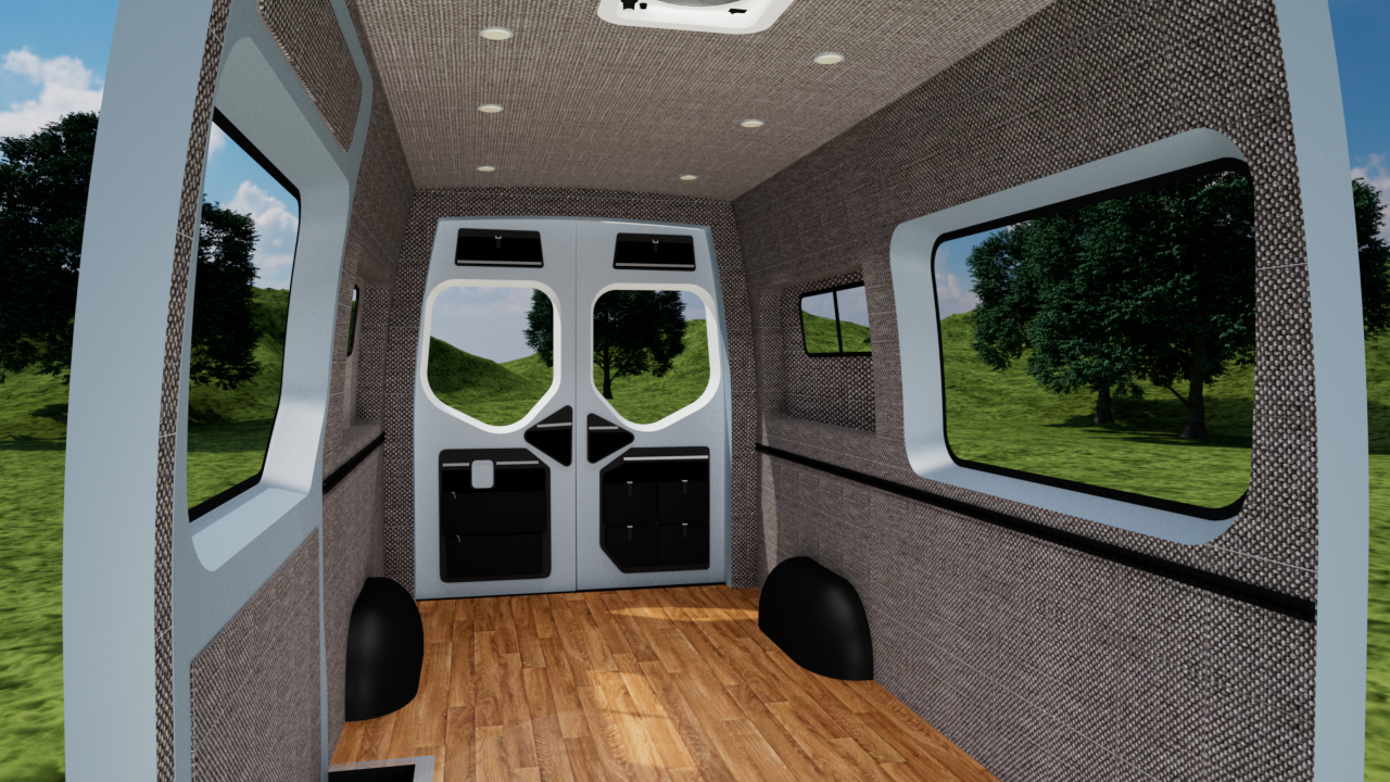 Mercedes Sprinter 144" Low Roof Interior Panel Kit