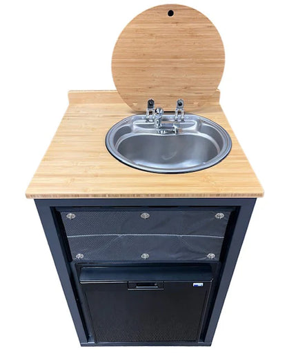 24in Galley - Norcold Fridge Base Cabinet