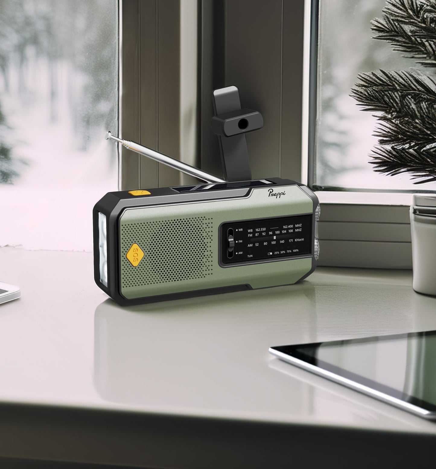 Preppi | Solar Phone Charger & Emergency Radio