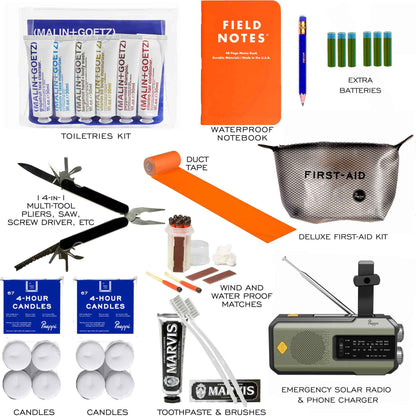 Preppi | The Prepster | Two-Person | 3-Day Emergency Kit Bag