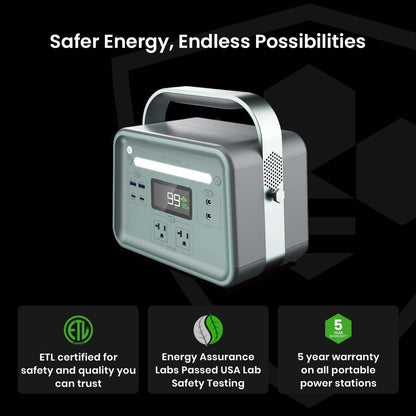 Yoshino B330 Solid-State Portable Power Station - 330W | 241Wh