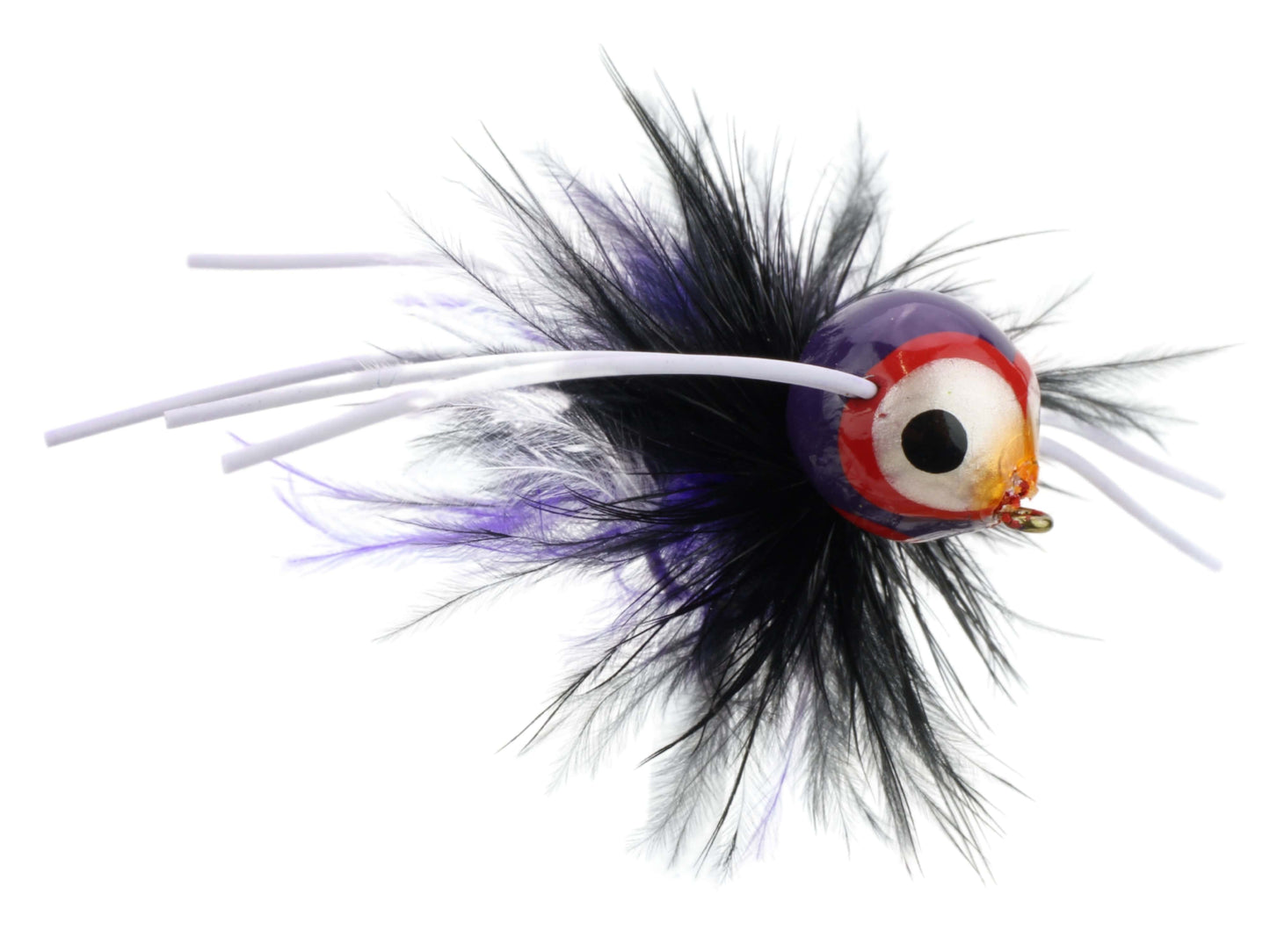 Spherical Body Popper, Size 8 | Purple | Qty. 4 | Wild Water Fly Fishing