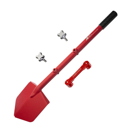 Shovel / Mount Combo - Red LONG Shovel / Red SSM with Knobs