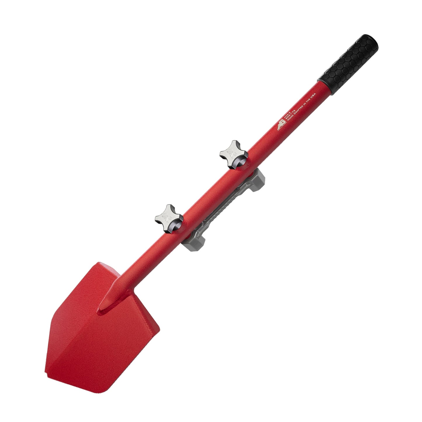 Shovel / Mount Combo - Red LONG Shovel / Grey SSM with Knobs