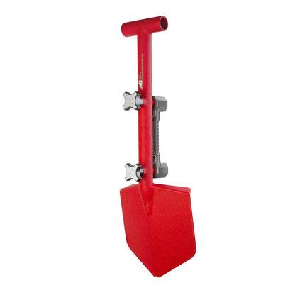 Shovel / Mount Combo - Red Mini Shovel / Grey SSM with Knobs