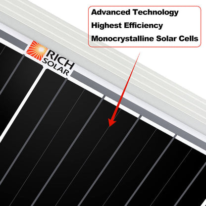 Rich Solar MEGA 12V 200 Watt Solar Panel