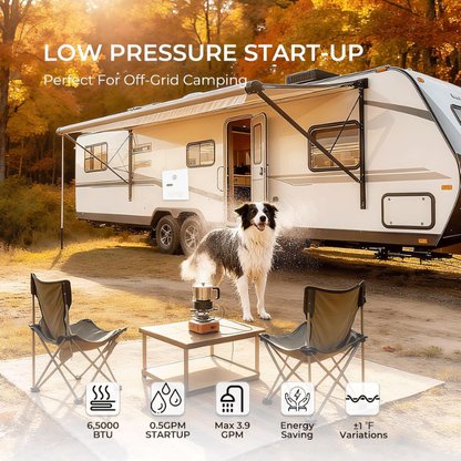 2.64GPM Tankless RV Hot Water Heater PRO With Remote Control