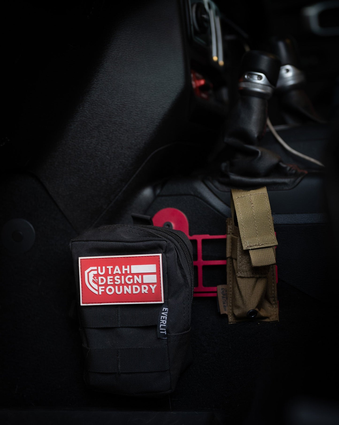 Tac Rack - Center Console Molle Panel for JL Wranglers and Gladiators