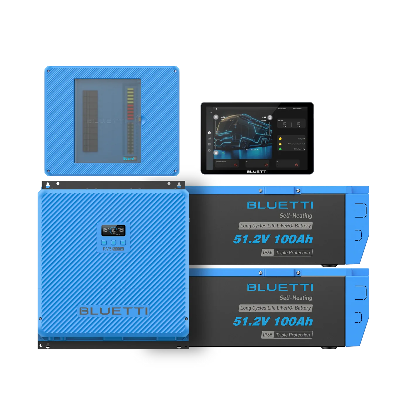 BLUETTI 10kWh RVSolar 48V Power System