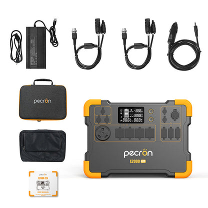 PECRON E2000LFP Expandable Portable Power Station - 2000W | 1920Wh