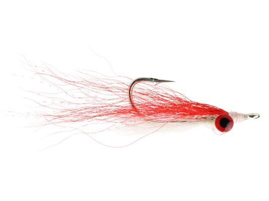 Clouser Minnow, Size 1/0 | Red | Qty. 3 | Wild Water Fly Fishing