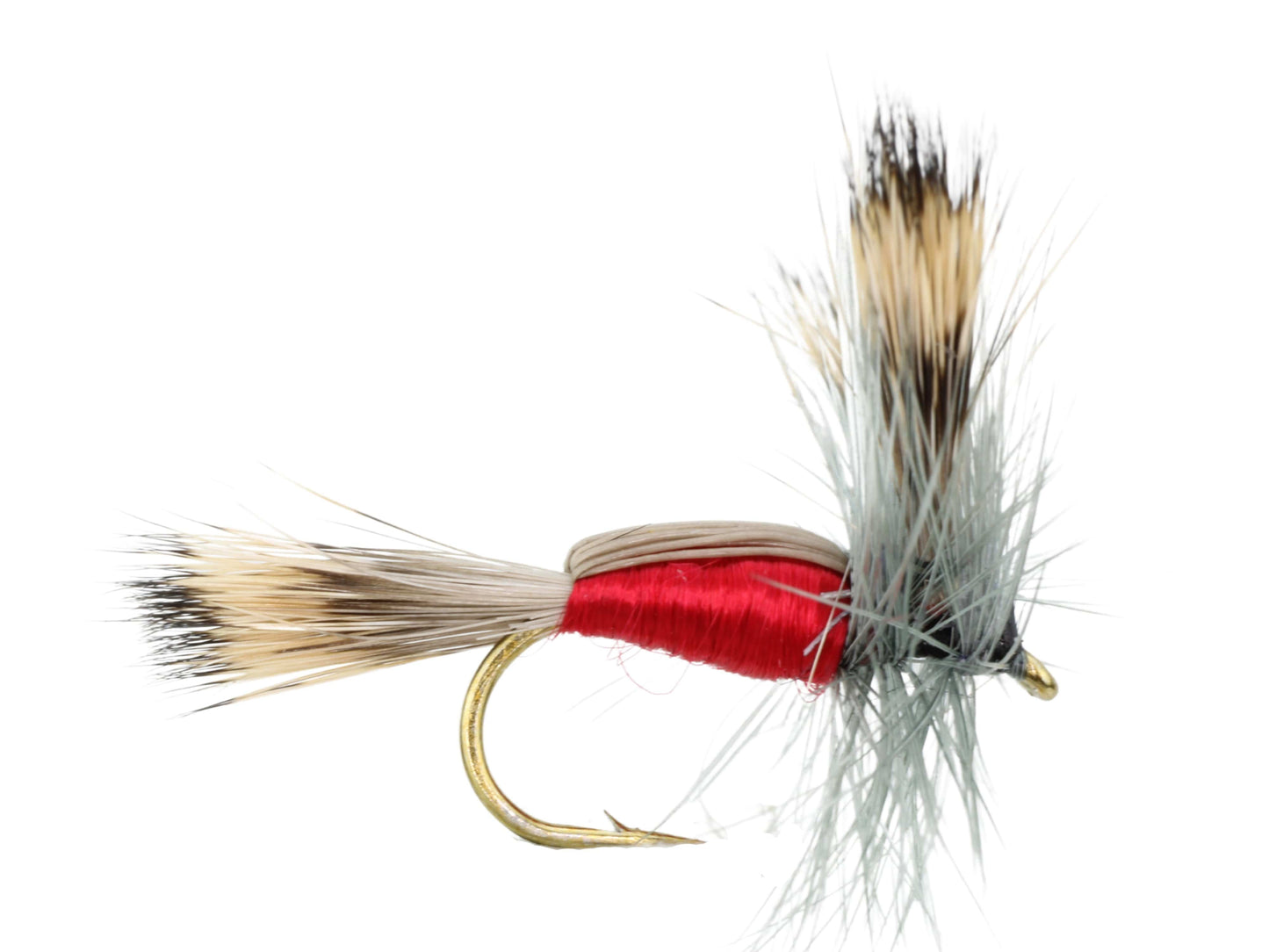 Humpy Fly, Size 10 | Red | Qty. 6 | Wild Water Fly Fishing