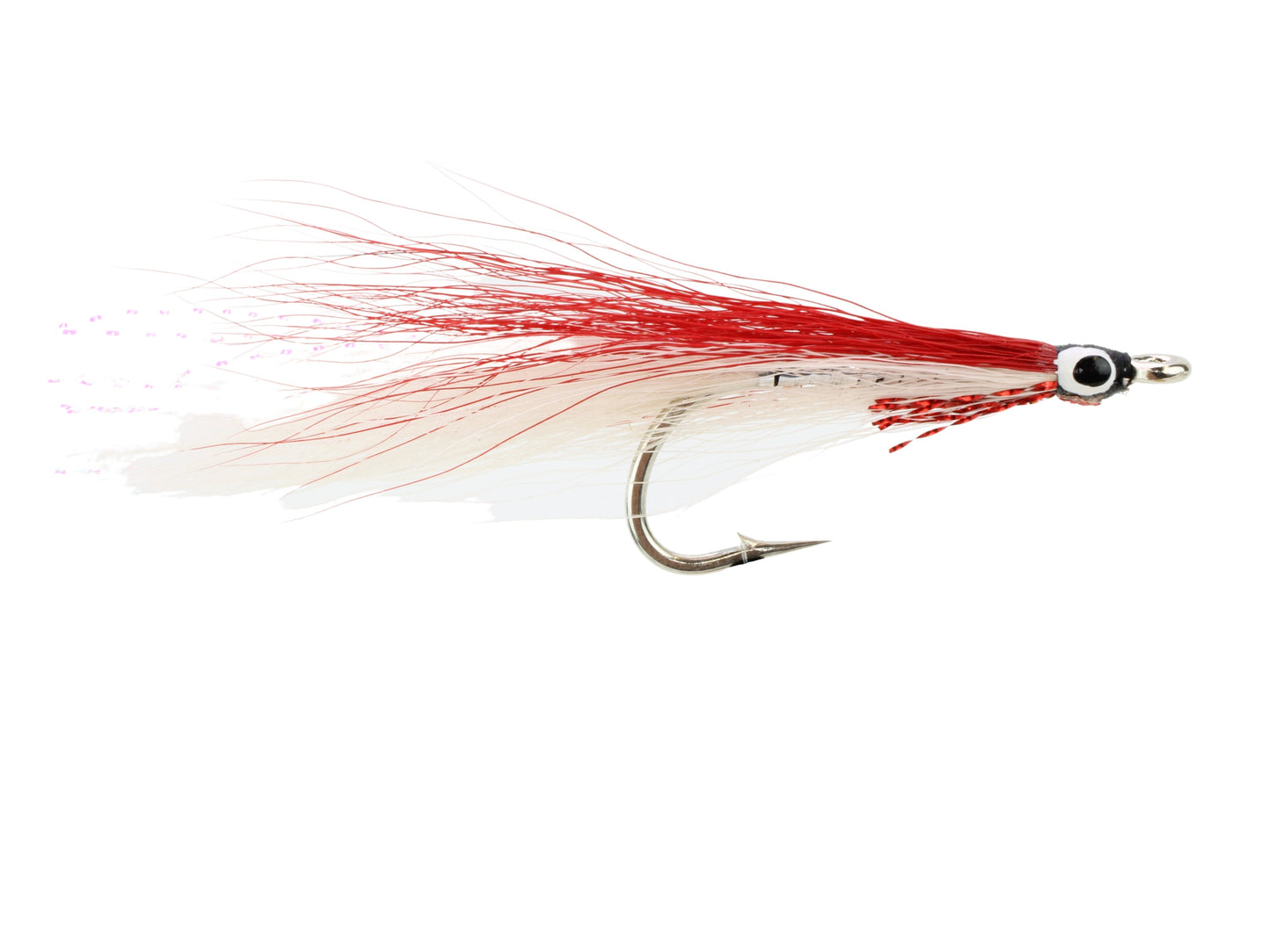 Red and White Deceiver Fly Tying Material Kit, size 2 | Wild Water Fly Fishing