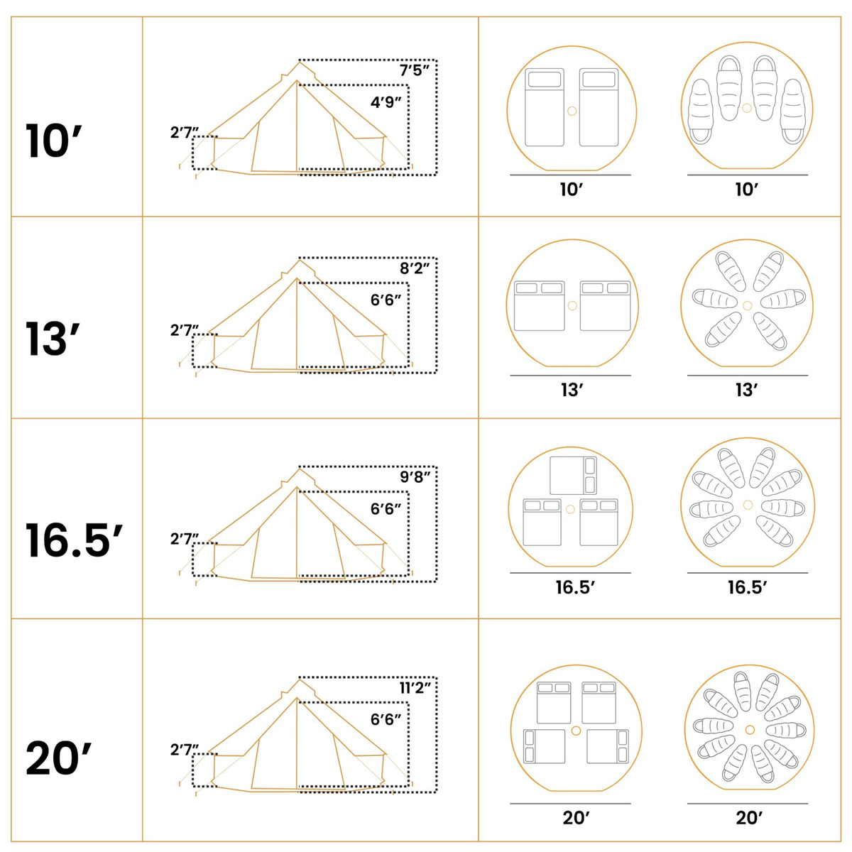 10' Regatta Bell Tent