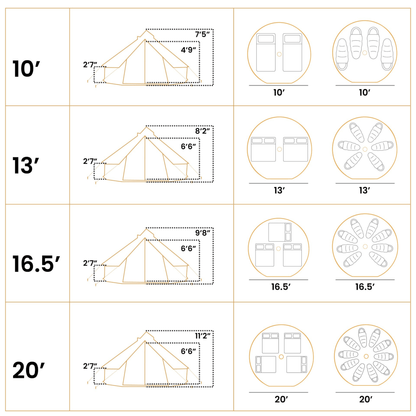 10' Regatta Bell Tent