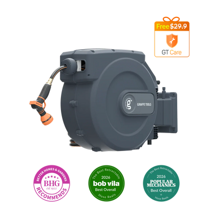 Retractable Garden Hose Reel-5/8 in-115ft
