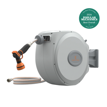 Retractable Garden Hose Reel 65ft-155ft