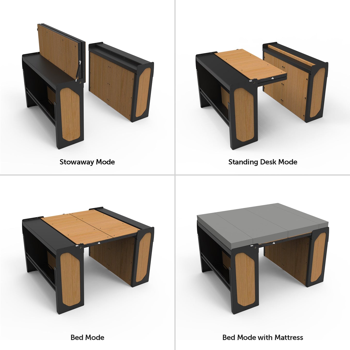 Rover Garage System - Ultimate 3-in-1 Bed/Desk/Storage