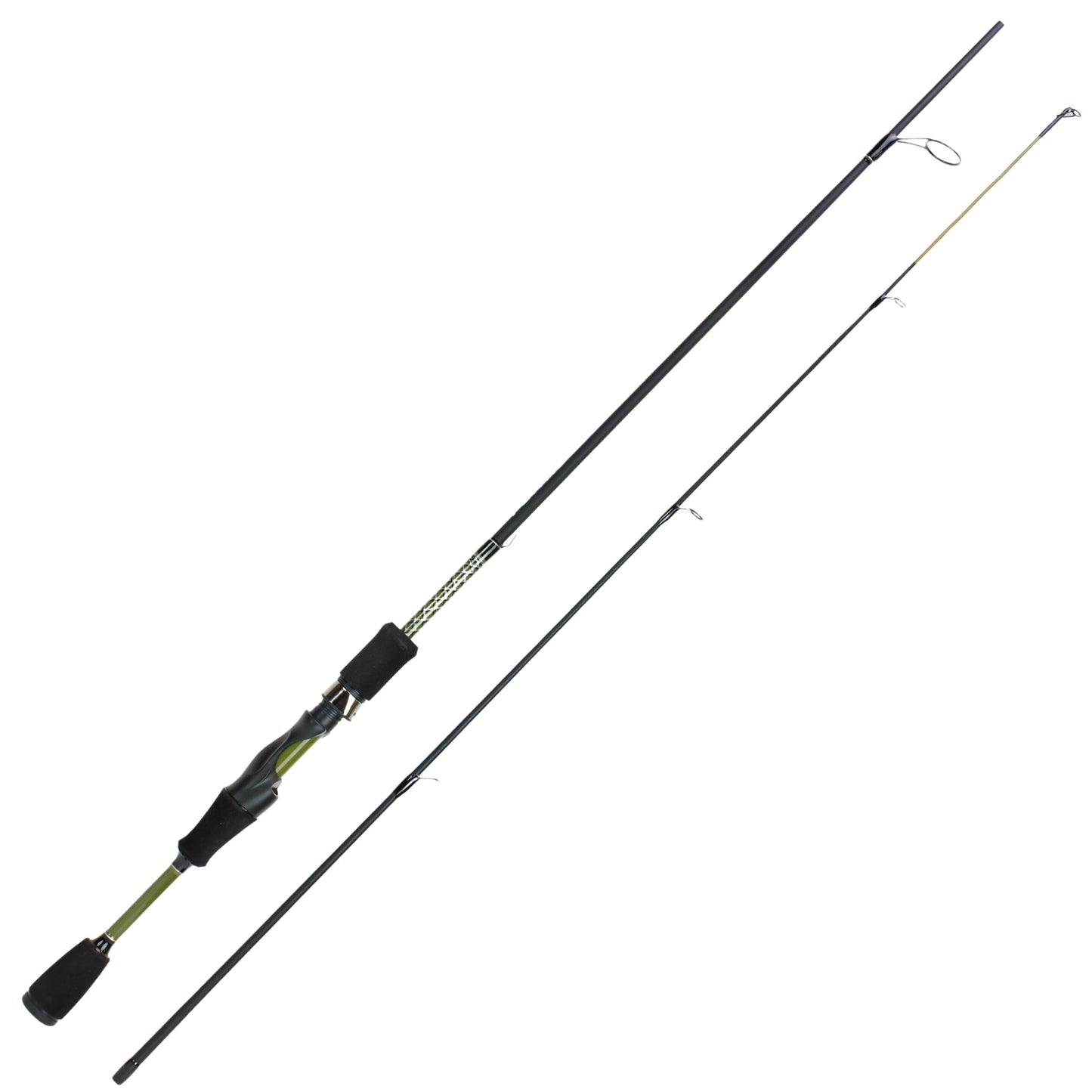 5'6" Light Action Spinning Rod and Reel Package, 2 Piece Fiberglass/Graphite Spinning Rod  |3000 Spinning Reel | FORTIS