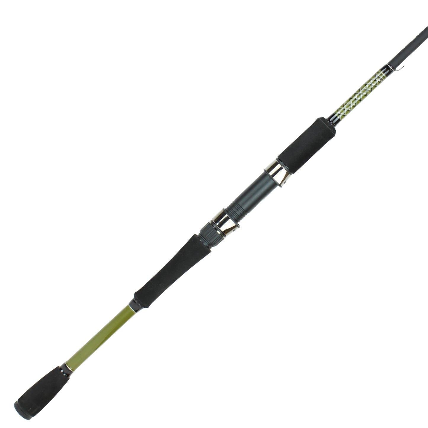 6'6" Medium Heavy Action Spinning Rod and Reel Package, 1 Piece Fiberglass/Graphite Spinning Rod  |4000 Spinning Reel | FORTIS